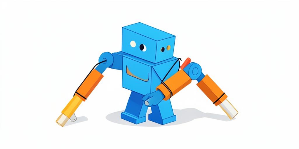 Invenção criativa construída com papelão